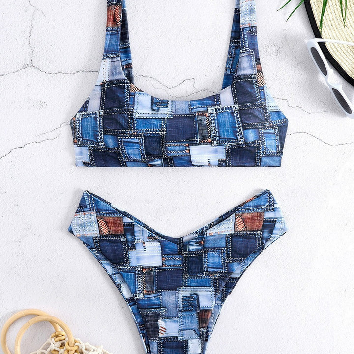 Dame Høj kvalitet Bikini-sæt med moderne snit og trendy farvekombination Stilla