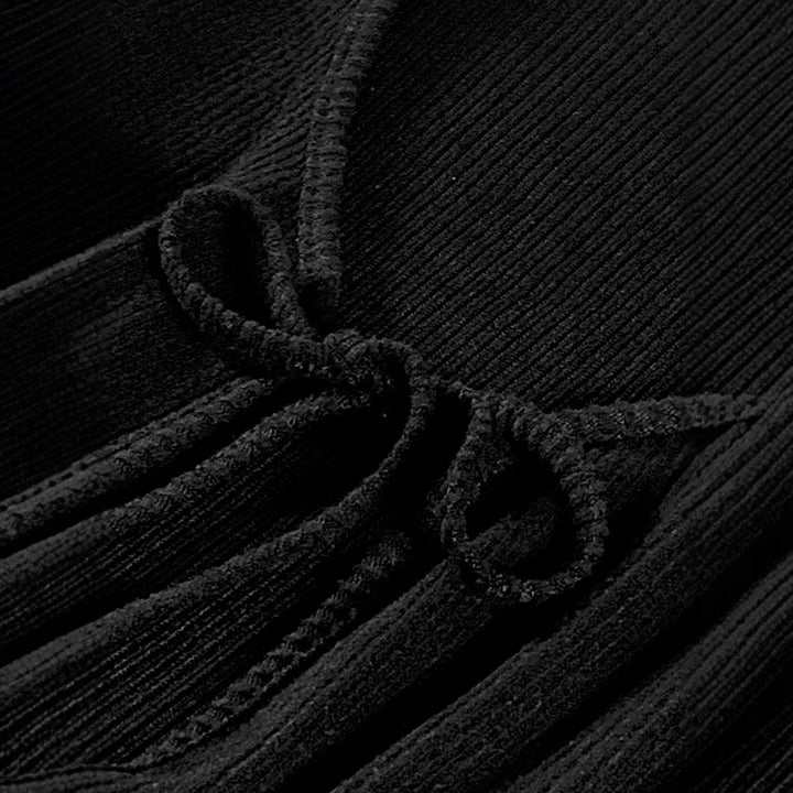 Dame moderigtig crop-pullover med raffinerede fjer på ærmerne Stilla