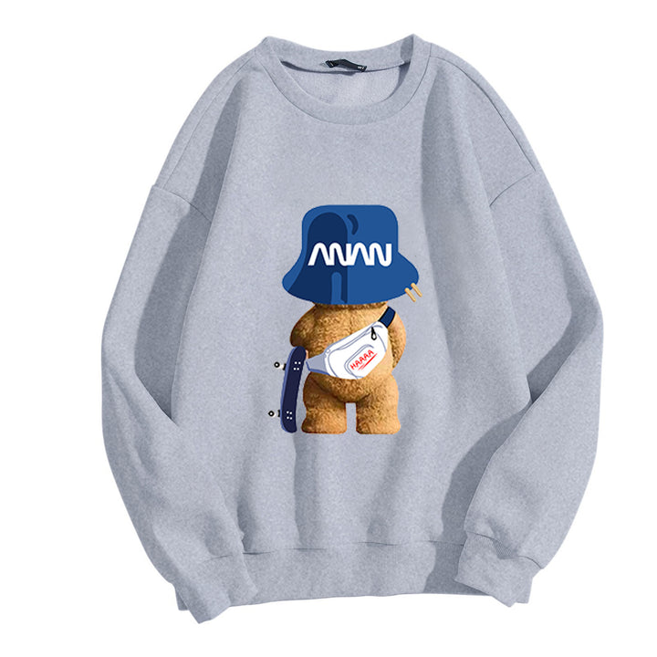 Kvinder casual sweatshirt med legende bjørnemotiver Skovae