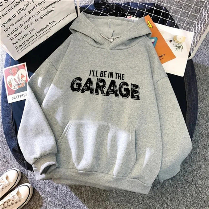Kvinders Hoodie med Creative Garage Motiv Skovae