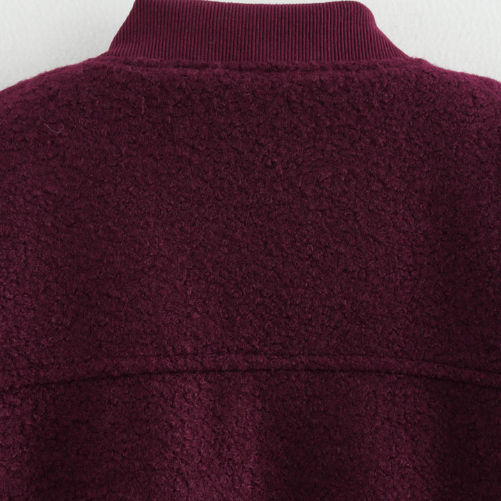 Femme Casual Fleece Utility Jakke Stilla