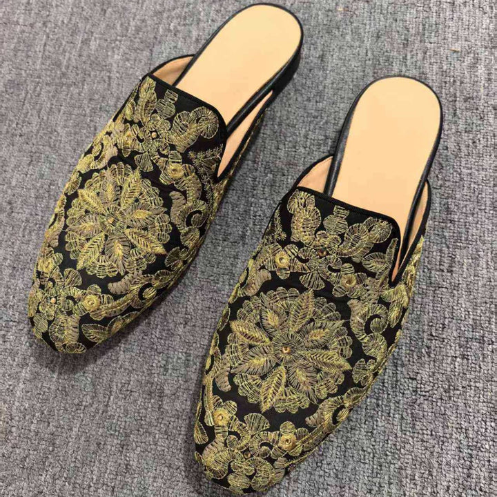 Femme Artisanal Bestickte Mules Stilla