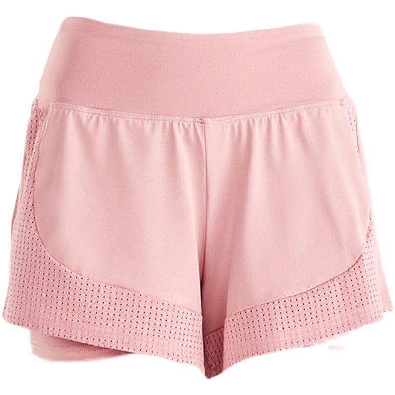 Dame sportlige løbeshorts med åndbart mesh-design og høj talje Stilla