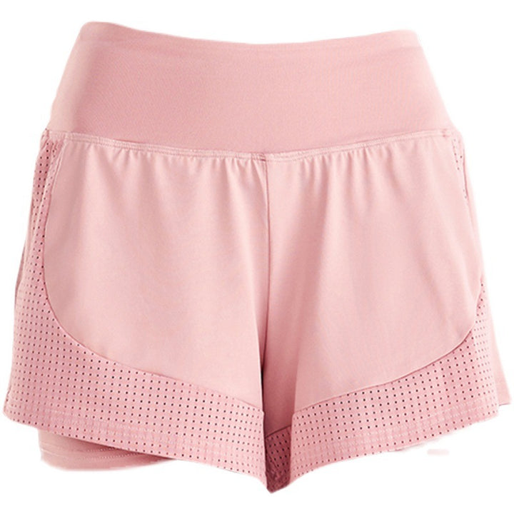 Dame sportlige løbeshorts med åndbart mesh-design og høj talje Stilla