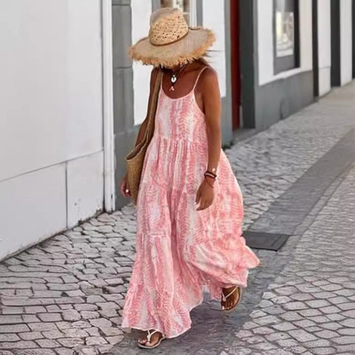 Dame Bohemian Trin Maxi Kjole Stilla