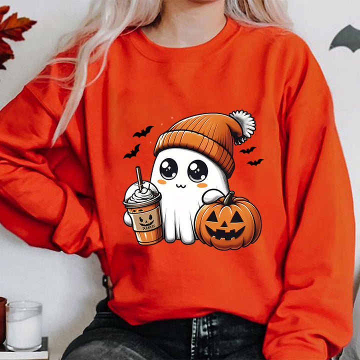 Kvindesweatshirt med legende Halloween grafisk design Stilla