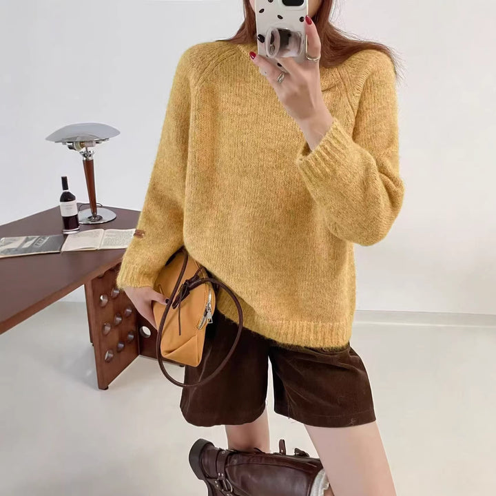 Kvinders bløde strikket sweater med en afslappet pasform Stilla