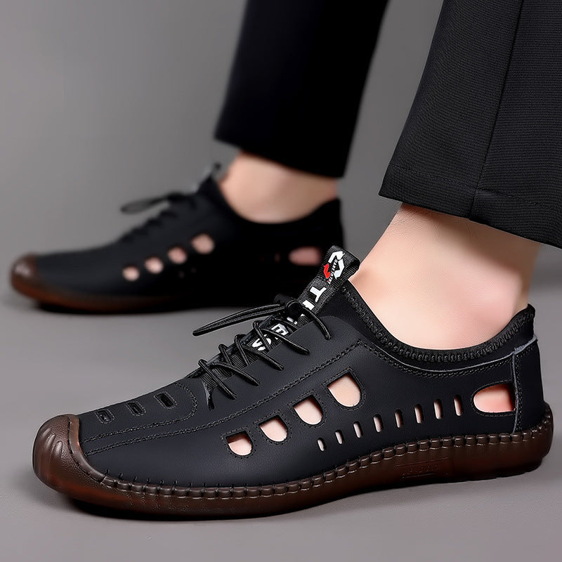 Herrer Let Åndbar Åben Design Sneakers Stilla