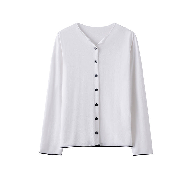 Femme Knap-Cardigan Stilla