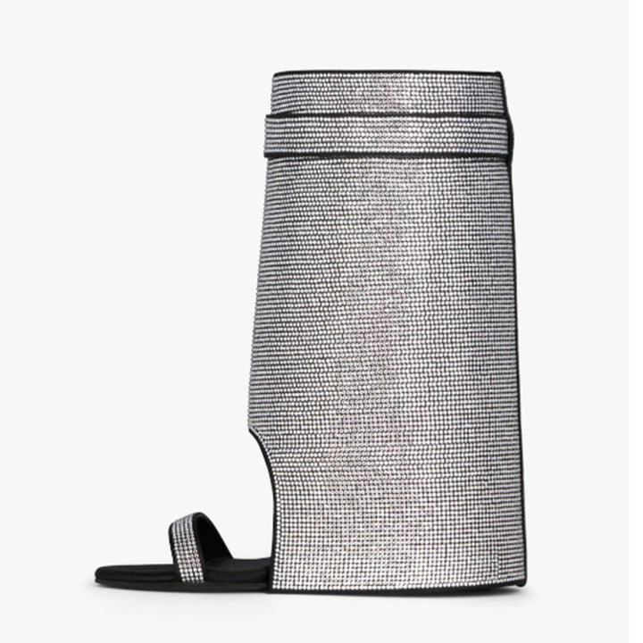 Femme Elegante Strass-beskårede Sandaler Stilla