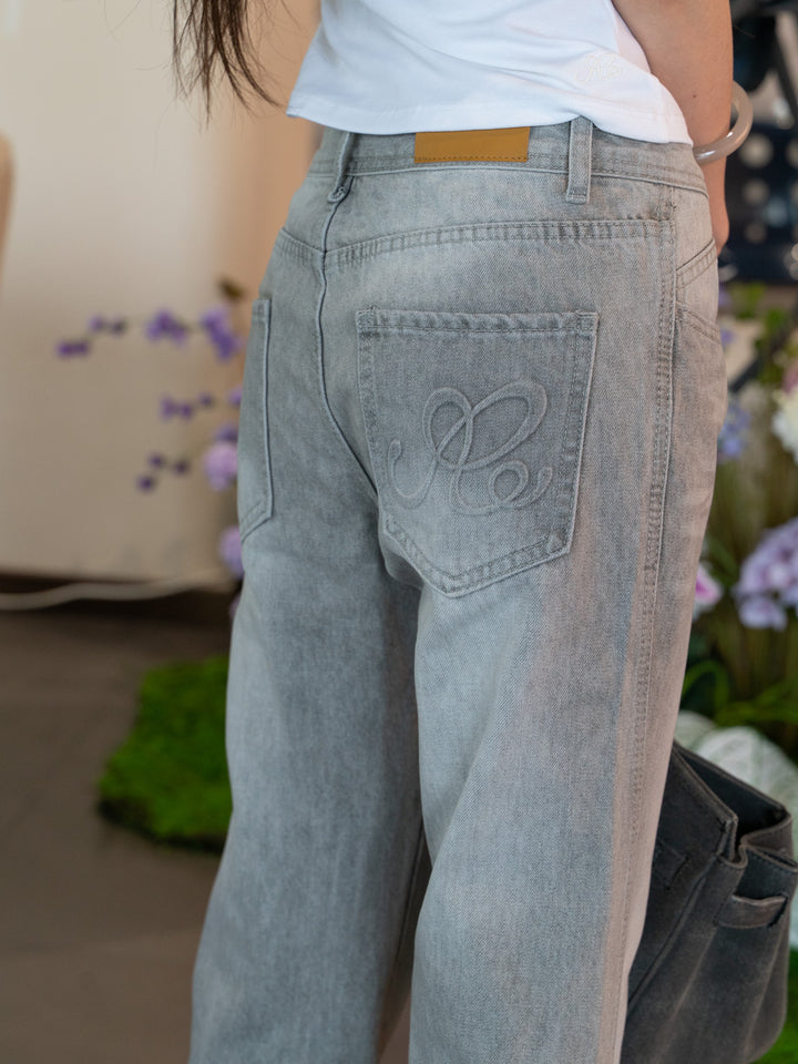 Dame Flared Jeans i Vintage-look med høj talje og behagelig pasform Stilla