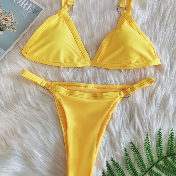 Dame Triangle Bikini Sæt Stilla 1750838960