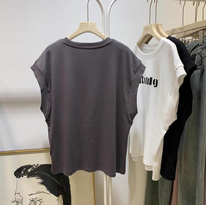 Femme Grafik Locker Pas Ærmeløs T-Shirt Stilla