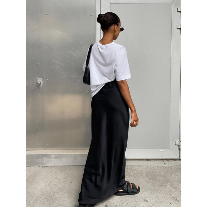 Dame Elegant Midi-Nederdel Stilla