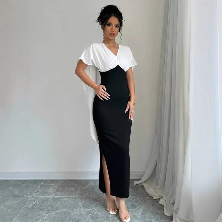 Dame Elegant og figursyet aftenkjole Stilla