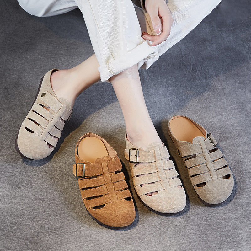 Dame fritid Slip-On sandaler med justerbare spænder Stilla