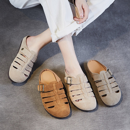 Dame fritid Slip-On sandaler med justerbare spænder Stilla