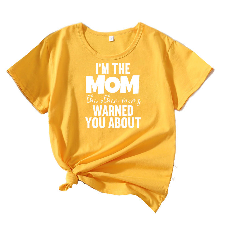 Kvinder Casual Mama Slogan T-Shirt Stilla