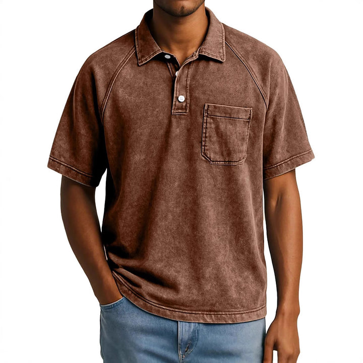 Herrer Fritid Vintage Polo Shirt Stilla