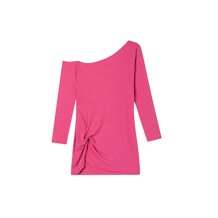 Dame asymmetrisk knude-front-top Stilla