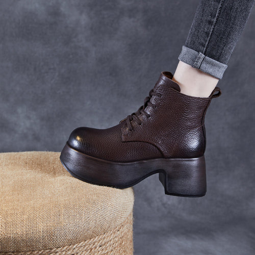Femme Chunky Heel Ankelstøvler Stilla