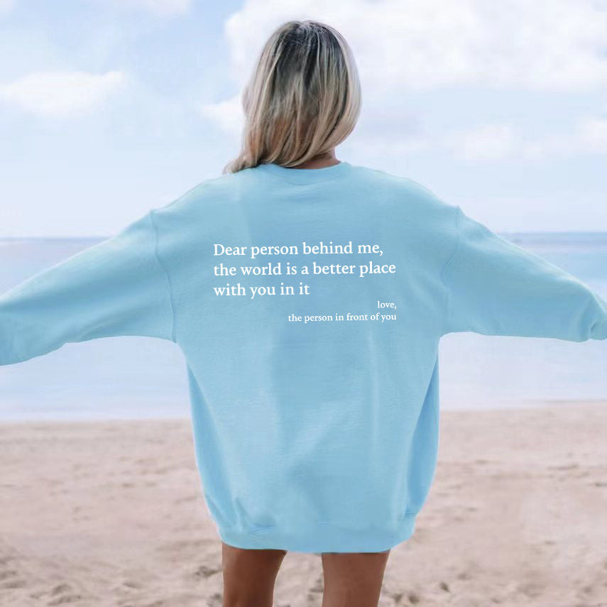 Kvinders sweatshirt med inspirerende design og komfortabel pasform Stilla