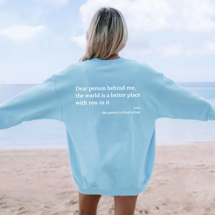 Kvinders sweatshirt med inspirerende design og komfortabel pasform Stilla
