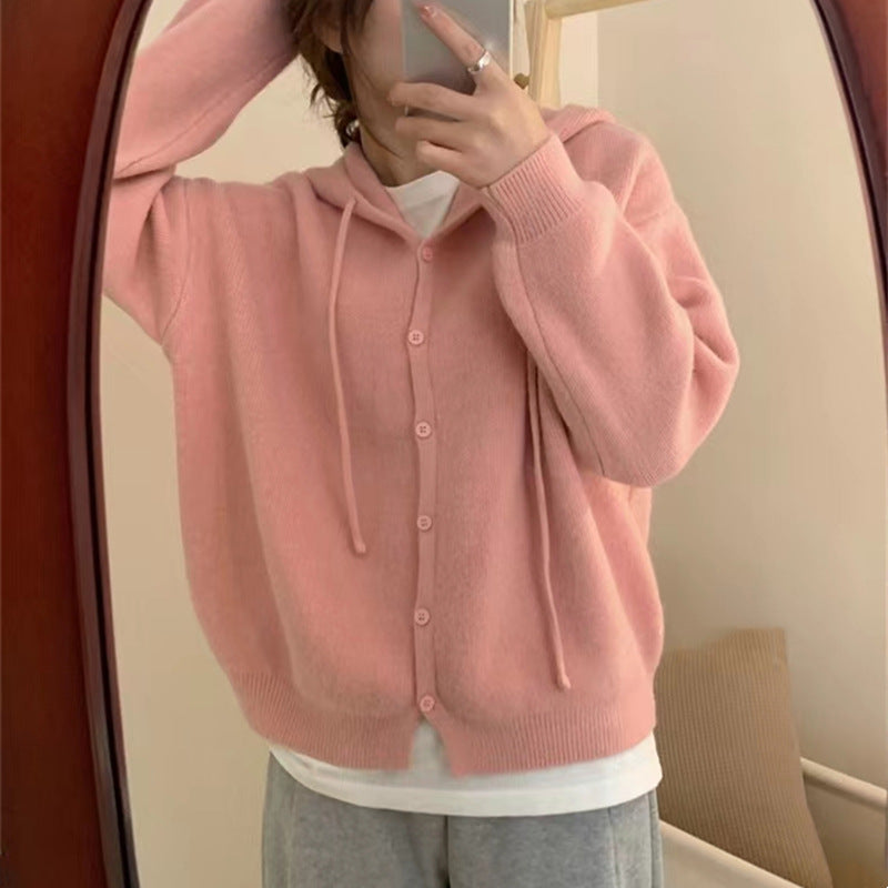 Femme Cozy Hættecardigan Stilla