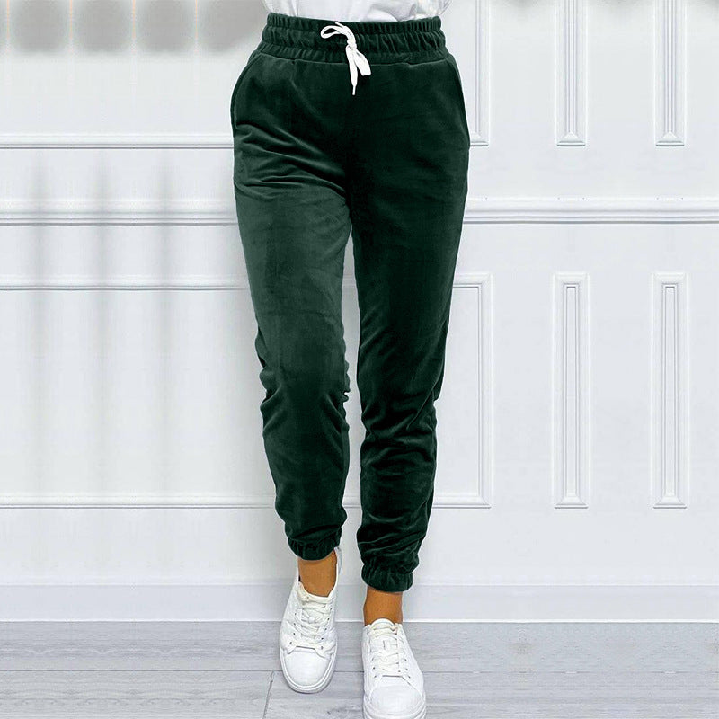 Dame Behagelige Fleece Loungebukser Stilla