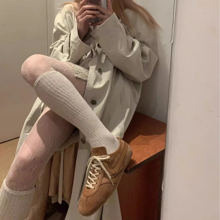 Herre retro-inspirerede casual sneakers med strukturerede accenter Stilla