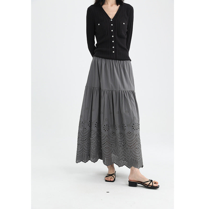 Femme Luftig Blomster-Solblomst Skirt Stilla