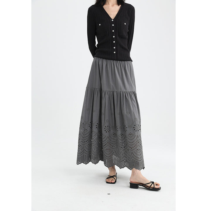 Femme Luftig Blomster-Solblomst Skirt Stilla