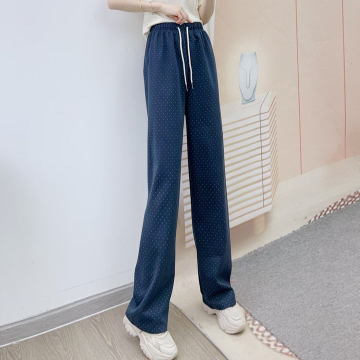 Dame sweatpants med løs pasform og elastisk talje Stilla