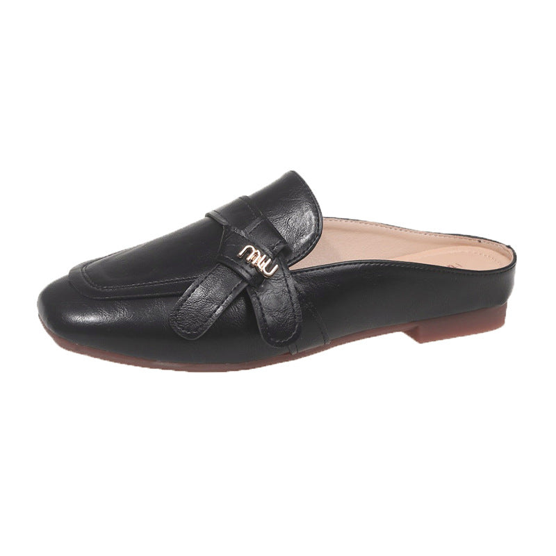 Dame Slip-On Mules med dekoreret sløjfe-detalje Stilla