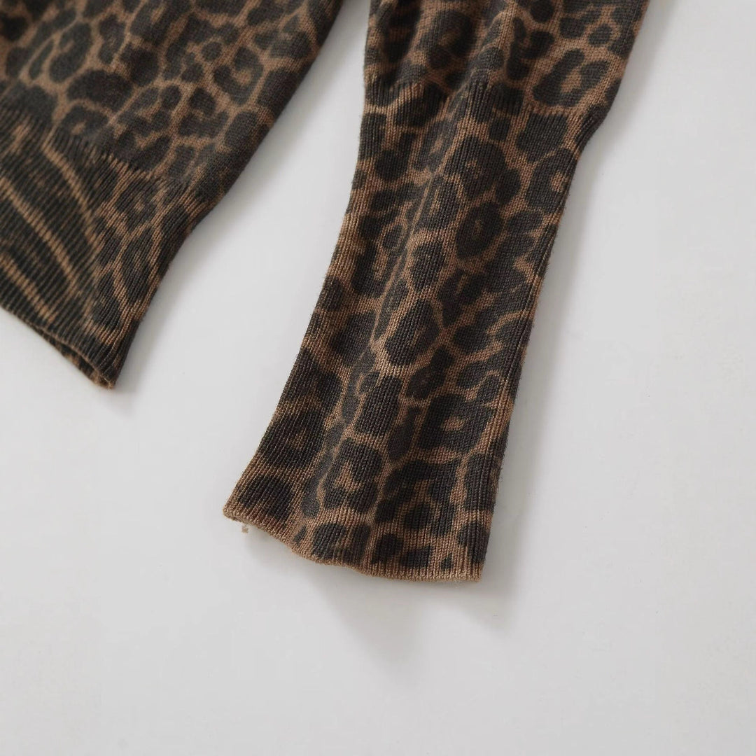 Dame Stilfuld Leoprint Top Stilla