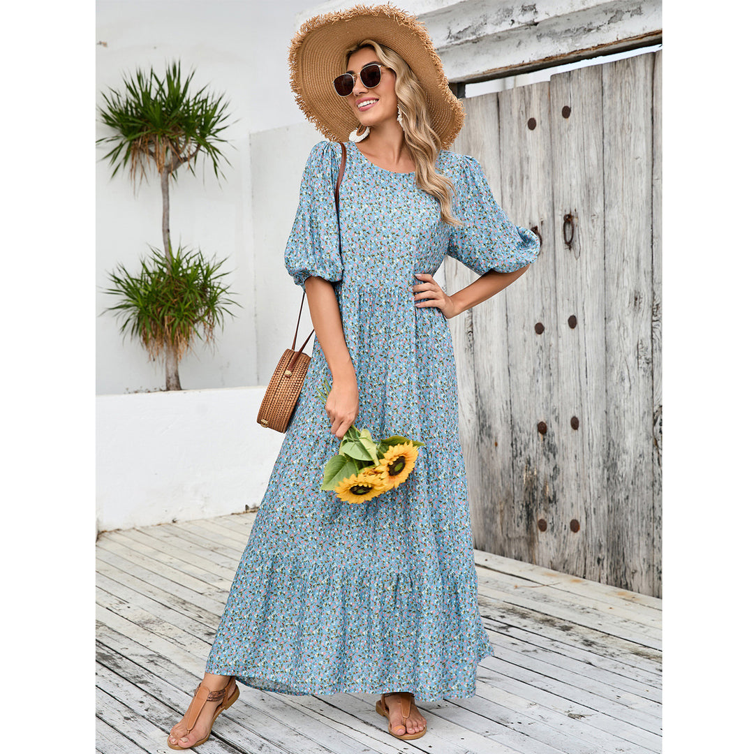 Dame Maxi Kjole i Boho Stil Stilla