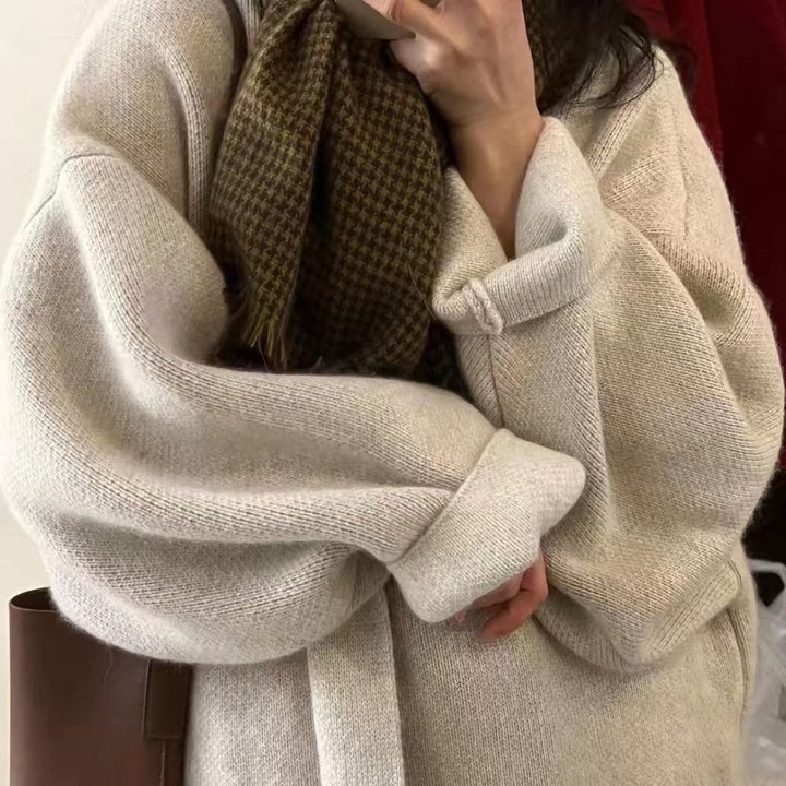 Kvinders elegante og varme oversized cardigan Stilla