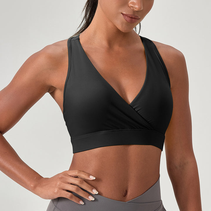 Dame Sport-Bustier med kryds-design og åndbare egenskaber Stilla