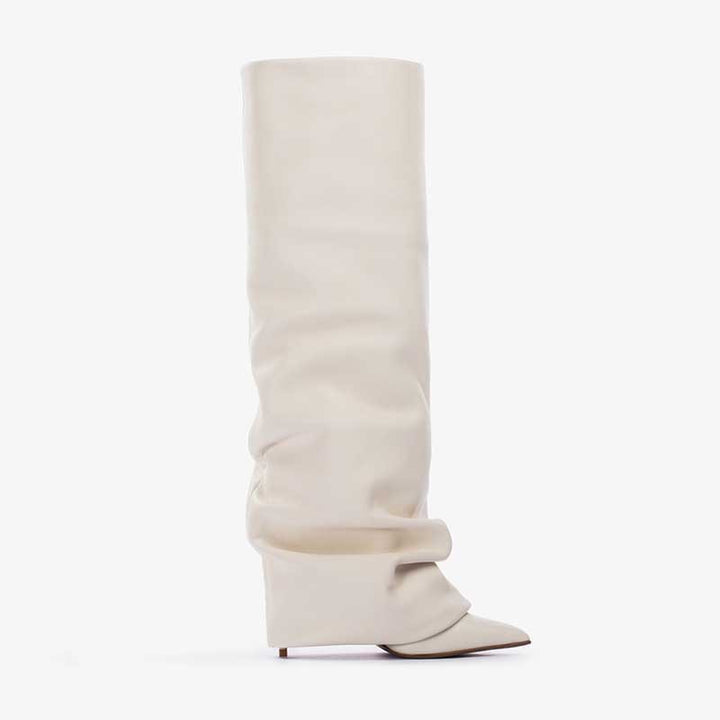 Femme Slouchy Højhælede Stiletto Støvler Stilla