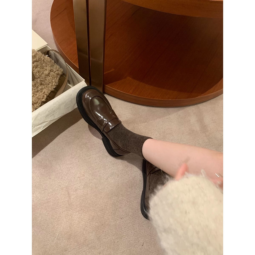 Herrers klassiske læder slippers Stilla