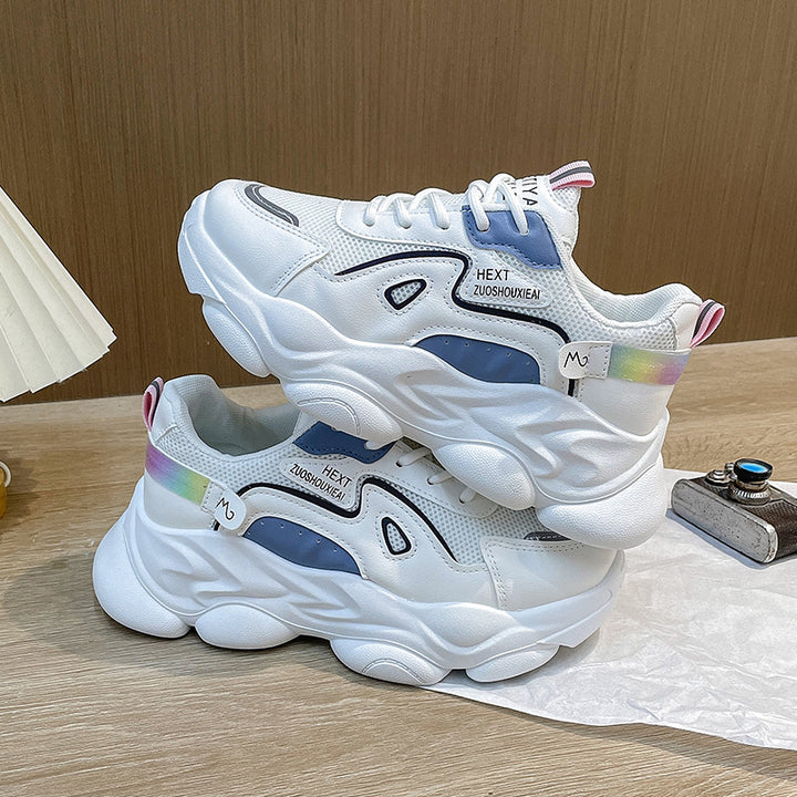 Dame Chunky Sneakers i moderne design med åndbar mesh-overflade og støddæmpende sål Stilla