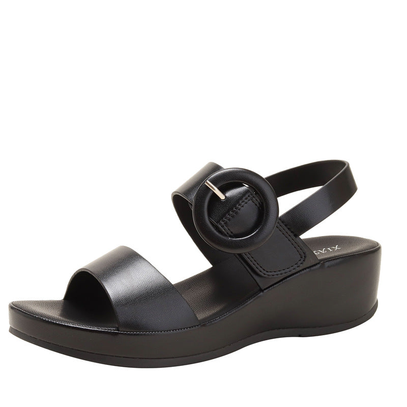 Dame Wedge Sandaler med moderigtig ringlåse Stilla