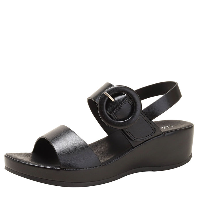 Dame Wedge Sandaler med moderigtig ringlåse Stilla