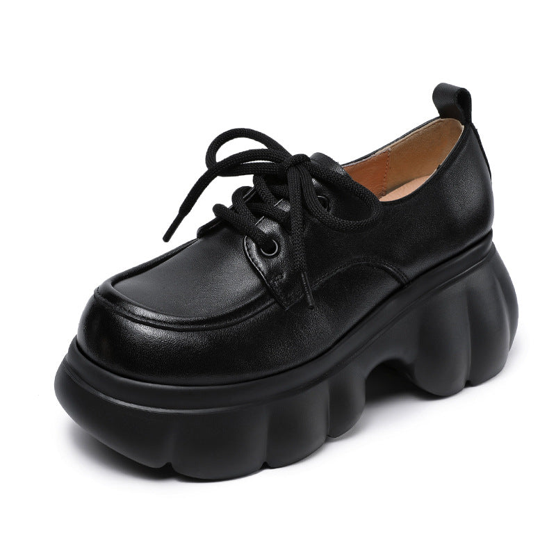 Dame Chunky-sål platform sneakers med snøredesign Stilla