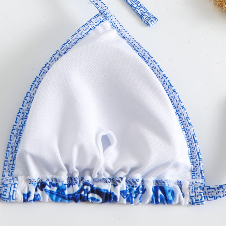 Dame Bikini Sæt med blomstret Design Stilla