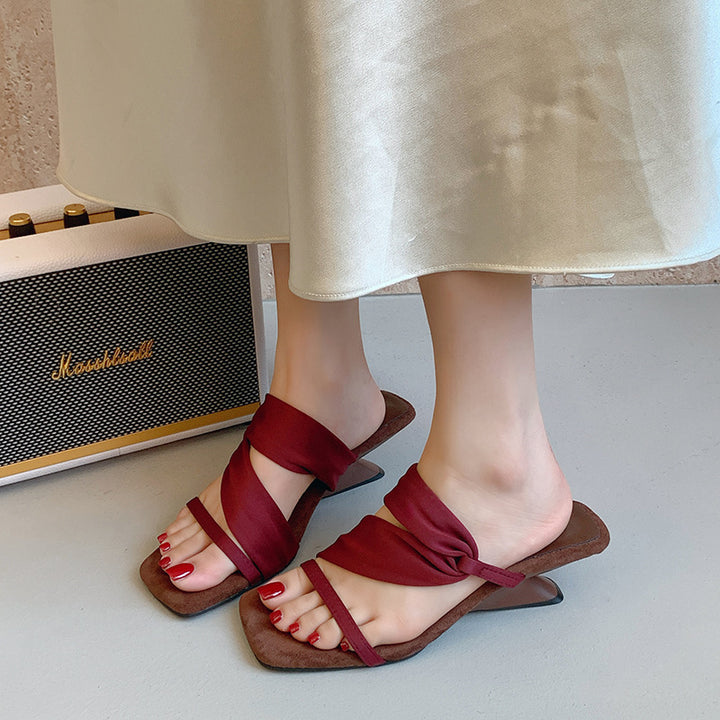 Dame stilfulde komfort-slide-sandaler Stilla