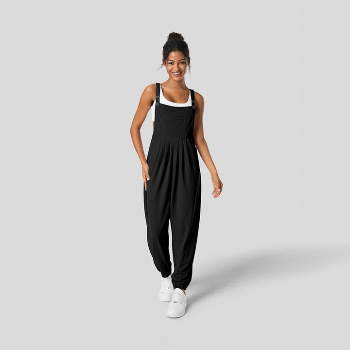 Kvinders Casual Jumpsuit med Stilfuld Snit og Praktiske Lommer Stilla