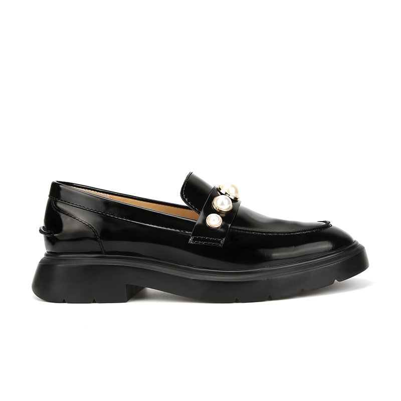 Dame elegante laksko med perleaccent Stilla