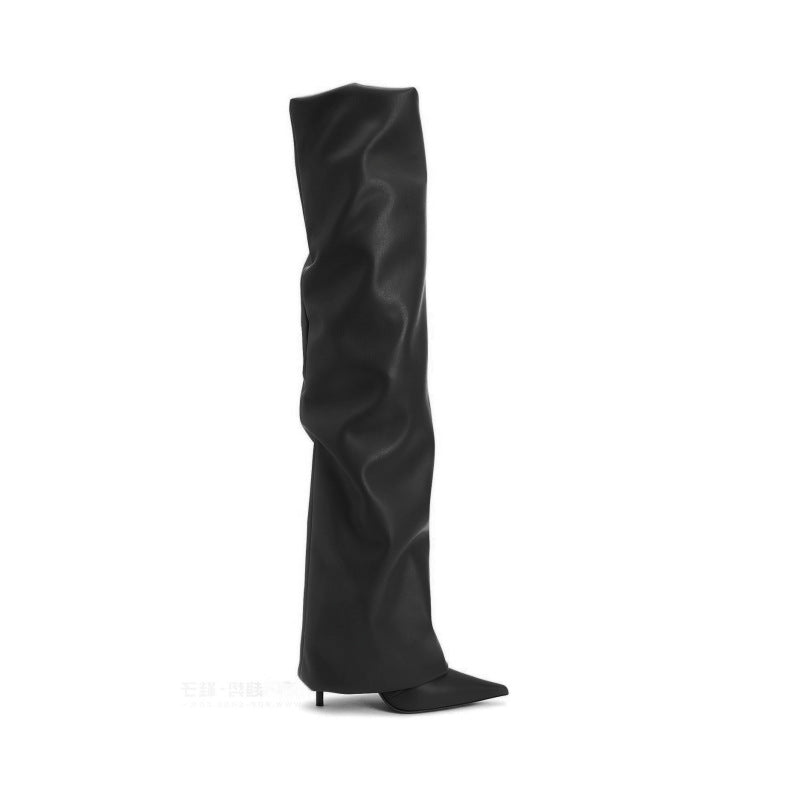 Femme Over-the-Knee Skulpturale Stiletto Støvler Stilla