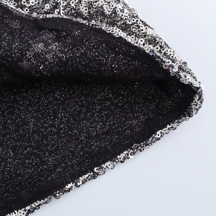 Femme Halterneck Glimmer Crop Top Stilla